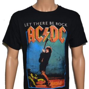 AC/DC Distressed Let There Be Rock Shirt