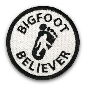 Bigfoot Believer Embroidered 2.5" Patch