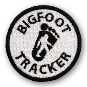 Bigfoot Tracker Embroidered 3" Patch