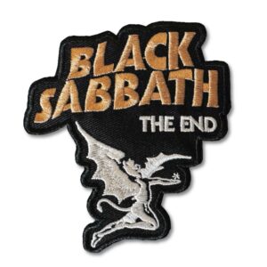 Black Sabbath The End Embroidered Patch