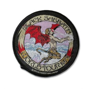 Black Sabbath World Tour '78 Embroidered Patch