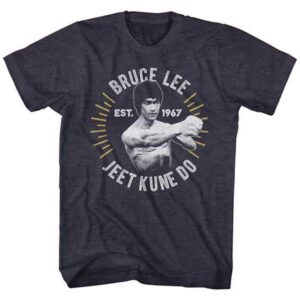 Bruce Lee Circle Burst Slim Fit Lightweight Shirt
