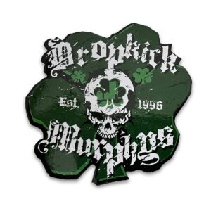 Dropkick Murphy's Shamrock Skull Sticker