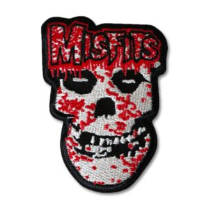 Misfits Bloody Skull Embroidered Patch