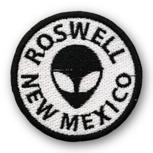 Roswell New Mexico Alien Head Embroidered 3" Patch