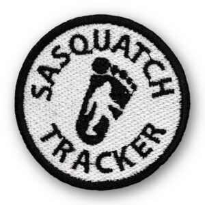 Sasquatch Tracker Embroidered 3" Patch