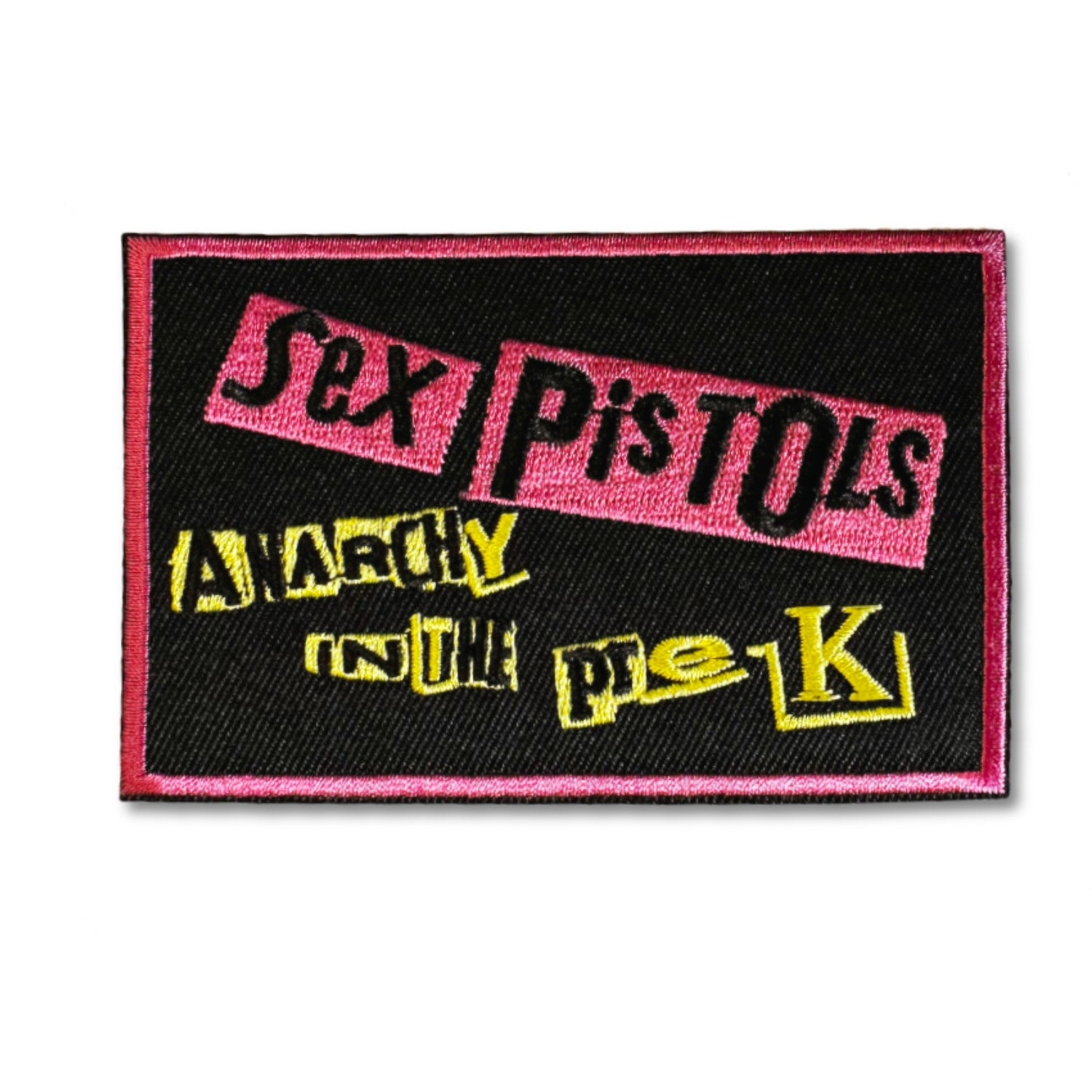 Sex Pistols Anarchy Embroidered Patch Angrynate 