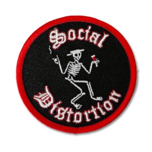 Social Distortion Skelly Embroidered Patch
