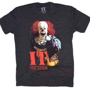 IT Pennywise Come Play Charcoal Heather Shirt