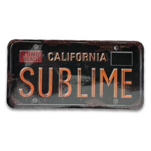 Sublime License Plate Sticker