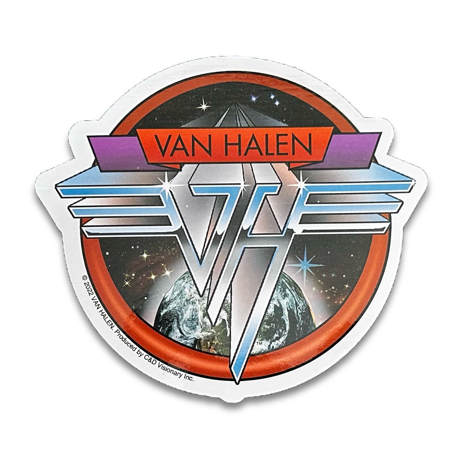 Van Halen Space Logo Sticker AngryNate Van Halen Space Logo Sticker AngryNate