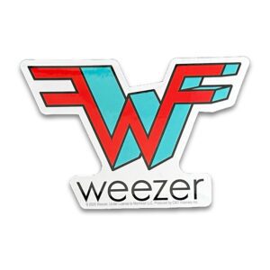 Weezer W Logo Sticker