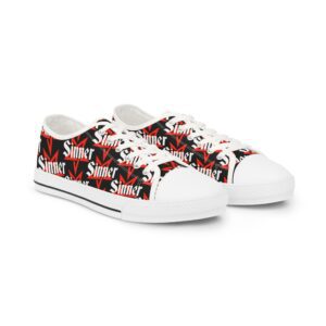 Sinner Pentagram All Over Print Low Top Sneakers