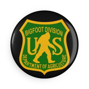 USDA Bigfoot Division Button Magnet - Round