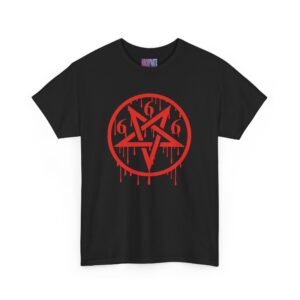 666 Pentagram Dripping Blood Shirt
